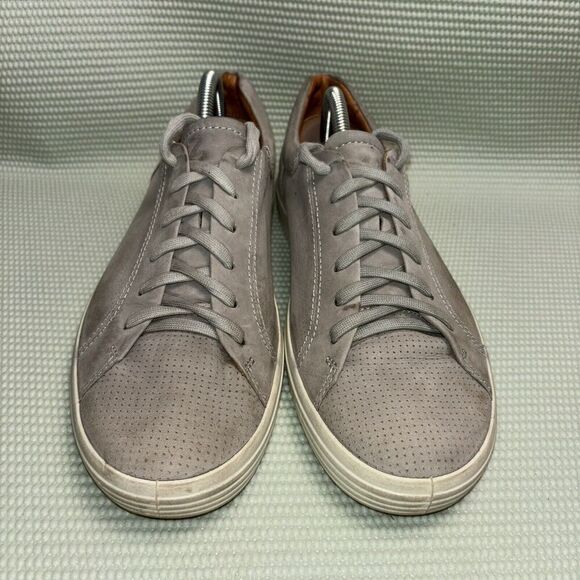 Ecco Soft 7 Casual Sneaker Shoes Men’s Size 8 - 8.5 EU Size 42 Gray Leather - Picture 2 of 10